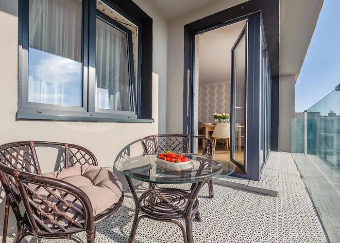 Apartament Z 1 Sypialnią Retro Deluxe 60 F Perłowa Przystań -