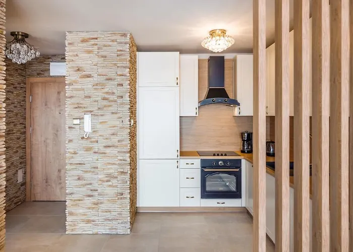 Apartament Z 1 Sypialnią Retro Deluxe 60 F Perłowa Przystań - Kołobrzeg