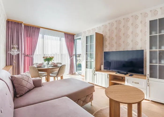 Z 1 Sypialnią Retro Deluxe 60 F Perłowa Przystań -